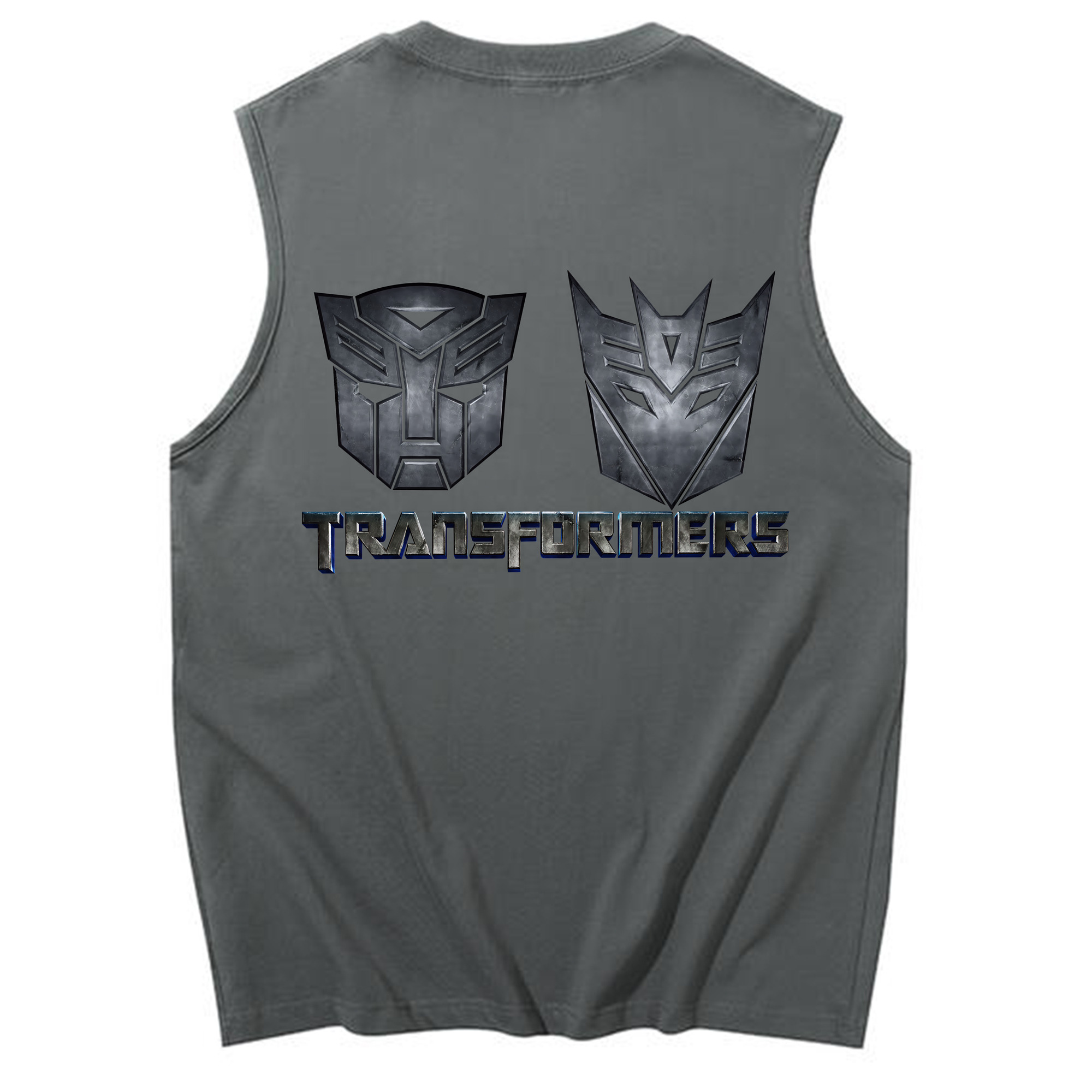 （画像用） Transformers トランスフォーマー コットン100％タンクトップ（背面プリント）